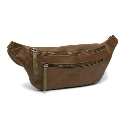 Afbeelding van The Chesterfield Brand Leren Heuptas Olijfgroen Severo