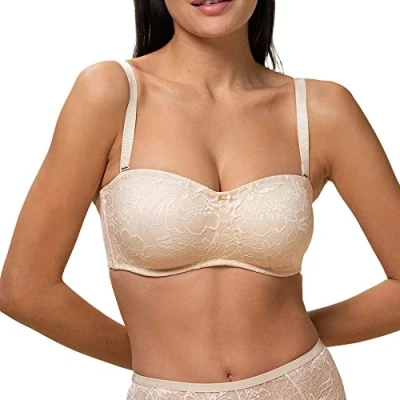 Afbeelding van Triumph Amourette Charm Strapless BH, Dames, Maat: 70B, Creamy dream