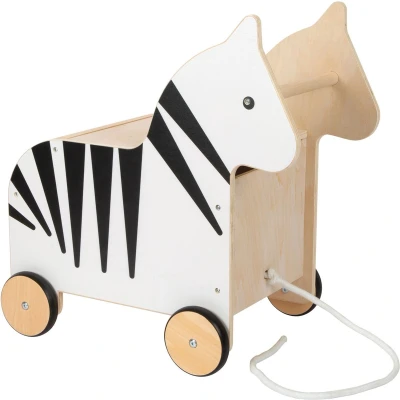 Afbeelding van small foot® Speelgoedkist met wielen Zebra Wildlife