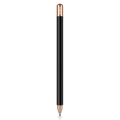 Afbeelding van MEKO Stylus Disc Touch Pen, 2 in 1 Pen universele touchstift 100% compatibel met alle tablets Touchscreen iPhone iPad Surface Huawei etc., magnetische dop (zwart)