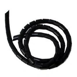 Afbeelding van kabel Tex spiraalbinding zwarte Tidy Wrap 6 mm x 2 m
