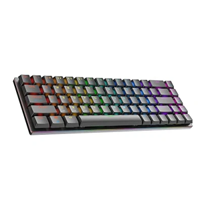 Afbeelding van Ranked G65 Guardian 65% Volledig Aluminium Frame Hot Swappable Mechanisch Gamingtoetsenbord 68 Toetsen RGB LED voor PC/Mac QWERTY ANSI US lay out (Zwart, Gateron Low Profile Red)