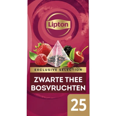 Afbeelding van Lipton Exclusive Selection Bosvruchten 25 theezakjes
