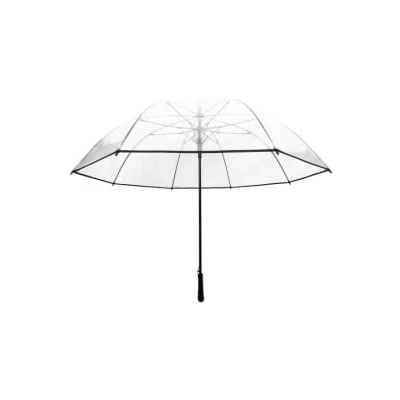 Afbeelding van Smati Golf Stormparaplu Transparent Auto Open ø 124 cm Zwart