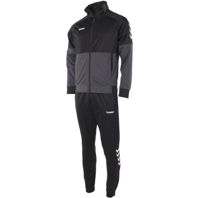 Afbeelding van hummel Junior trainingspak zwart/grijs