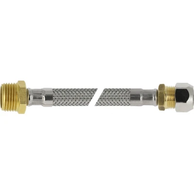 Afbeelding van Bonfix Flexibele RVS aansluitslang 35cm 3/8&quot;x10mm