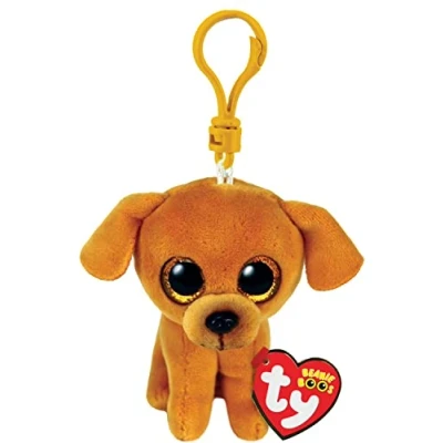 Afbeelding van Ty Beanie Boo&quot;;s Clip Zuzu Lightbrown Dog 7cm