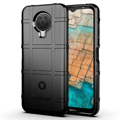 Afbeelding van Nokia G20 Hoesje Siliconen en TPU (zacht) iMoshion Softcase/Backcover Zwart Telefoonhoesje Shockproof/Valbescherming