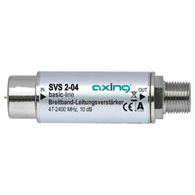 Afbeelding van Axing SVS 2 04 satellietlijnversterker inline breedband (10dB, 47 2200 MHz)