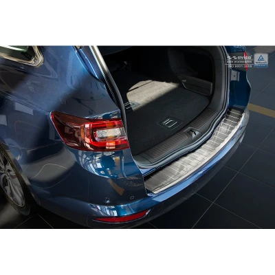 Afbeelding van Avisa RVS Achterbumperprotector passend voor Renault Talisman Grandtour 2016 2020 &amp; FL &#039;Ribs&#039;