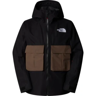 Afbeelding van The North Face Dragline Jacket Snowboardjas, Heren, Maat: Small, Black/smokey brown