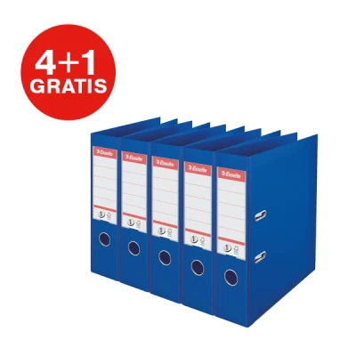 Afbeelding van Ordner Esselte Vivida No.1 multipack 75mm A4 5 stuks blauw