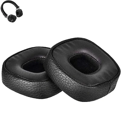 Afbeelding van Major III Oorkussens Vervanging Muffs Reparatie Onderdelen Compatibel met Marshall 3 Bedraad/Draadloze Bluetooth On Ear Hoofdtelefoon (zwart)