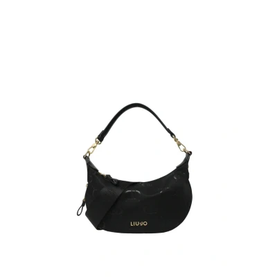 Afbeelding van LIU JO schoudertas Kaliska Hobo Bag Nero zwart