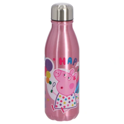 Afbeelding van Peppa Pig Aluminium Drinkfles Happy 3760167654016