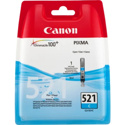 Afbeelding van Canon CLI 521C cyaan cartridge