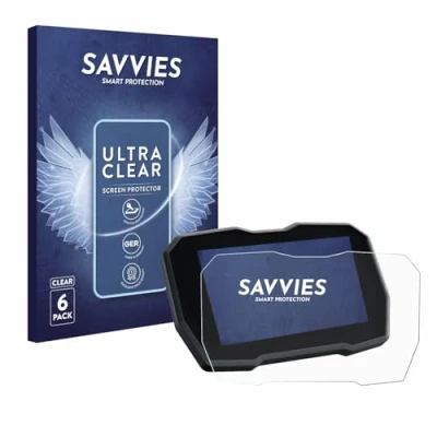 Afbeelding van Savvies Screenprotector voor Ducati Multistrada V4 2021+ Folie Beschermfolie transparant (6 Stuks)