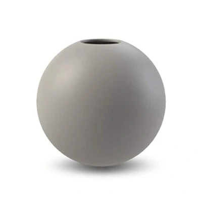 Afbeelding van Cooee Design Bal vaas 10cm grijs