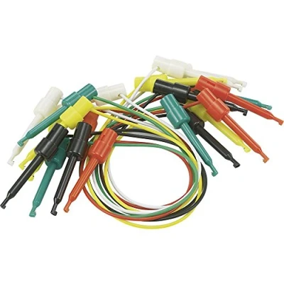 Afbeelding van VOLTCRAFT Meetsnoerenset Krokodilklem 0.28 m Zwart, Rood, Groen, Geel, Wit 1 set(s)