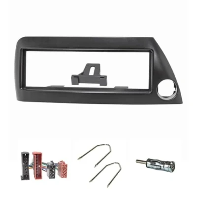 Afbeelding van tomzz Audio 2415 016 Radio Bezel Set compatibel met Ford KA RBT My.1996 2008 zwart Adapter ISO Antenne DIN Release Bracket