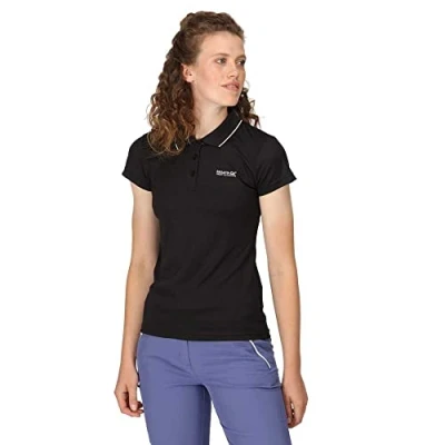 Afbeelding van Regatta Dames Maveri poloshirt, Zwart, 42