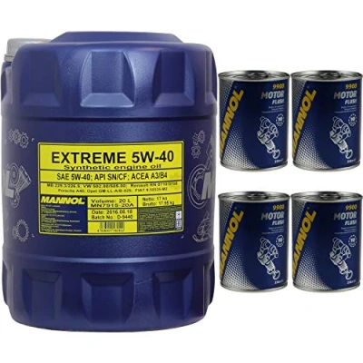 Afbeelding van Mannol Extreme MN7915 20 motorspoeling, 5W 40 API SN/CF, l