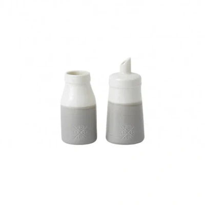 Afbeelding van Royal Doulton Coffee Studio suiker , melkset wit grijs