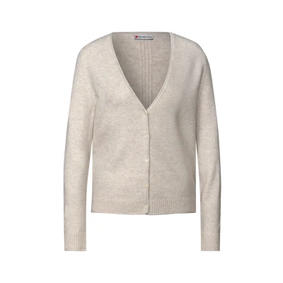 Afbeelding van Street One Kurzer Vest, Dames, Maat: 46, Beige