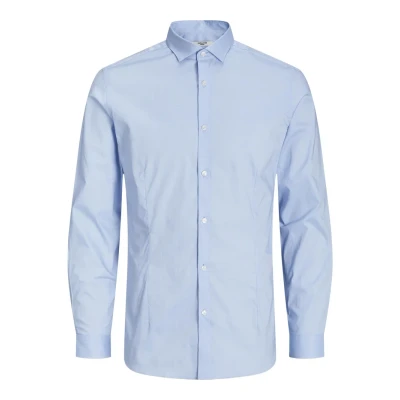 Afbeelding van Jack &amp; Jones Premium Zakelijk overhemd, Heren, Maat: Medium, Light blue