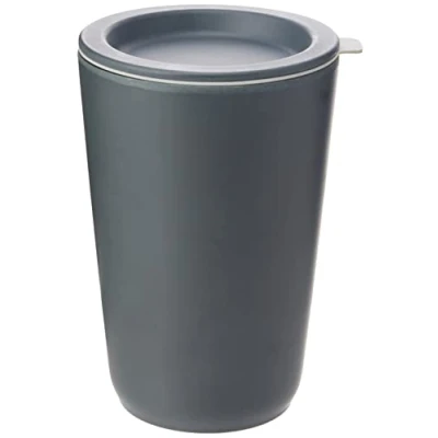 Afbeelding van ZUPERZOZIAL voorraadpot, BACK UP JAR 1L, gebaseerd op bamboe &amp; maïs, donkergrijs