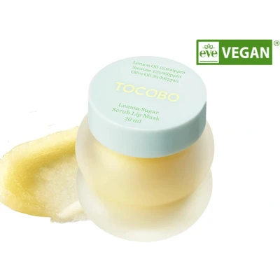 Afbeelding van TOCOBO Lemon Sugar Scrub Lipmasker 20ml Korean Skincare