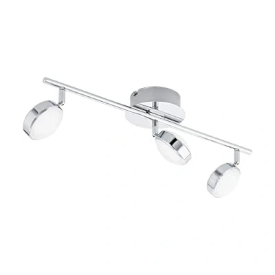 Afbeelding van EGLOÂ SaltoÂ Â SpotÂ 3Â LichtsÂ ChroomÂ Gesatineerd