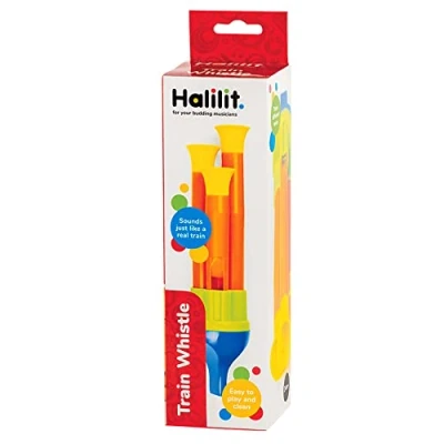 Afbeelding van Halilit Kids Train Whistle Musical Instrument. Easy to Play. Clear Rich Sound with 3 Tones. Early Learning Educational Childrens Toy Gift. 2 Years +