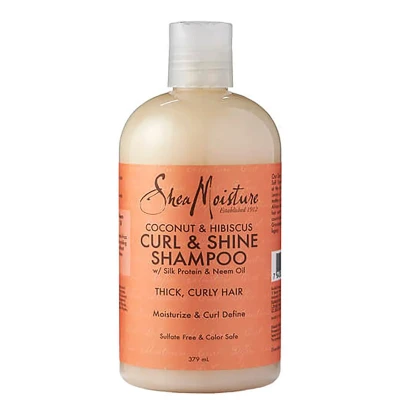 Afbeelding van Shea Moisture Coconut &amp; Hibiscus Curl Shine Shampoo 384 ml