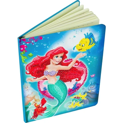 Afbeelding van Crystal Art kit Notebook schrift Disney The Little Mermaid 26 x 19 cm