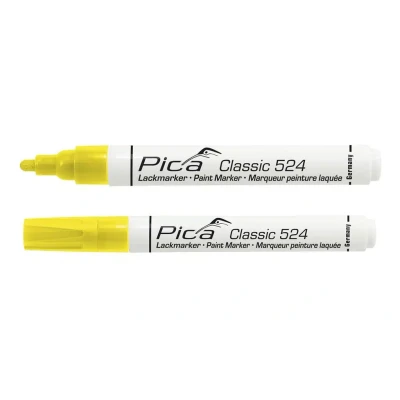 Afbeelding van Pica 524/44 lakmarker 2 4mm ronde tip geel