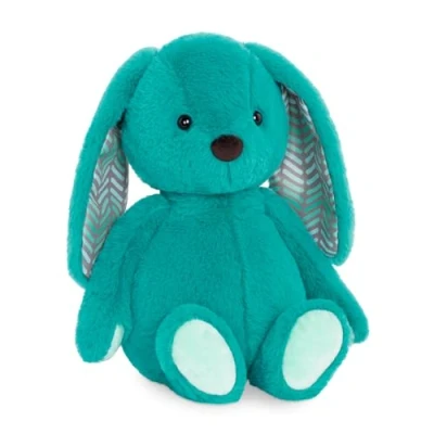 Afbeelding van B. toys by Battat BX1926C30Z Cottontail Cuttie Happyhues pluche haas van zacht pluche, wasbaar vanaf 0 maanden, blauwgroen