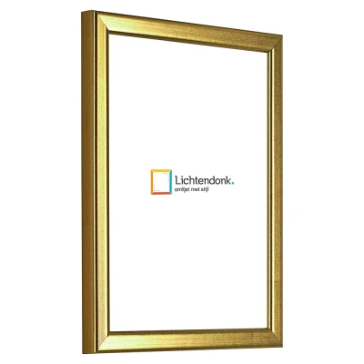 Afbeelding van Fotolijst Hout Goud 11x15 cm