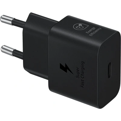 Afbeelding van Samsung EP 2510N oplader, 25 W, USB C aansluiting, zwart