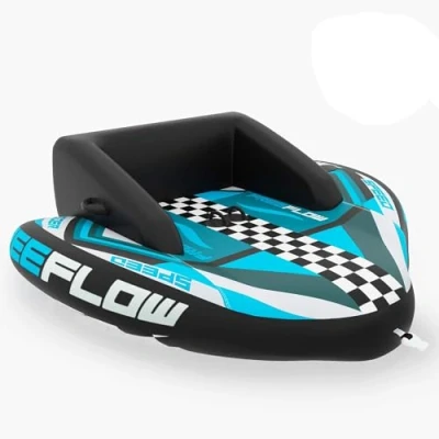 Afbeelding van SereneLife SLTOWBL20 Opblaasbare sleepboot voor water Max. 2 Personen Nylon Rubberboot, Watersport