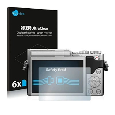 Afbeelding van Savvies Screenprotector voor Panasonic Lumix DC GX800 Folie Beschermfolie transparant (6 Stuks)
