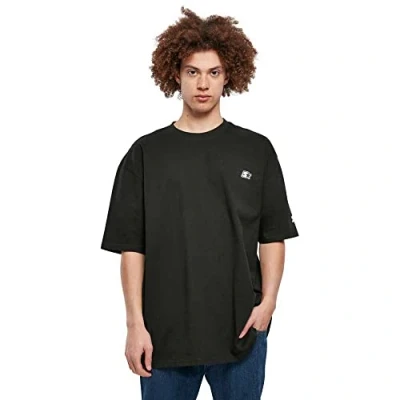 Afbeelding van Starter Essential Oversize TEE Tshirt basic, Heren, Maat: Large, Black