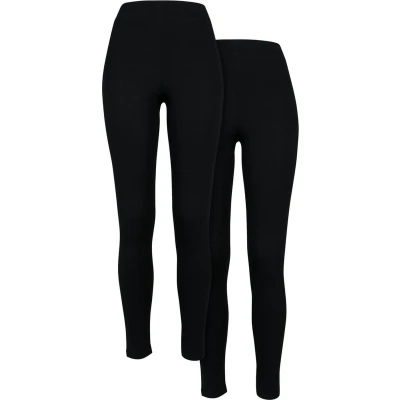 Afbeelding van Urban Classics 2PACK Legging, Dames, Maat: Large, Black