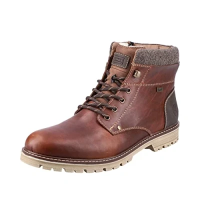 Afbeelding van Rieker F3641 Modieuze laarzen voor heren, bruin, 45 EU