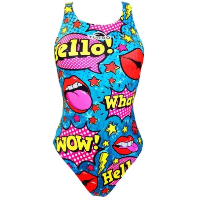 Afbeelding van Turbo Pop Comic Zwempak Veelkleurig 4XL Vrouw