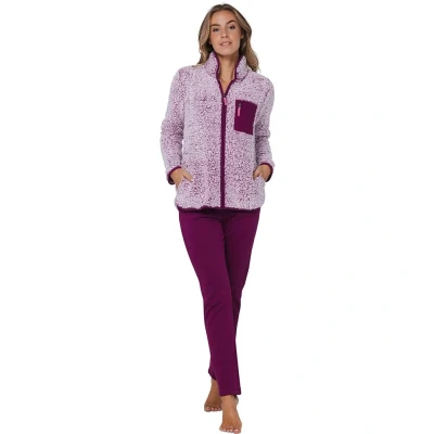 Afbeelding van Rebelle Cin Huispak Fleece/Badstof Teddy Roze Maat 44