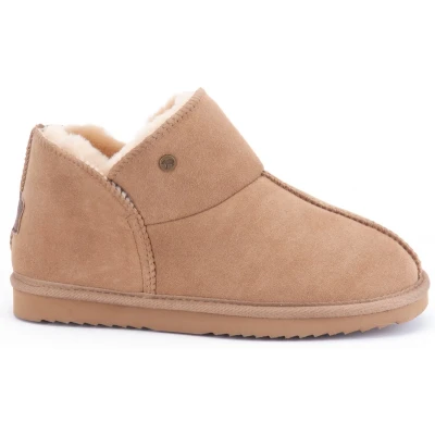 Afbeelding van Pantoffel Warmbat Women Willow Suede Camel Schoenmaat 39