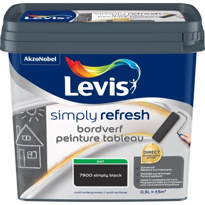 Afbeelding van Levis Simply Refresh Bordverf 0.5L 7900 Black