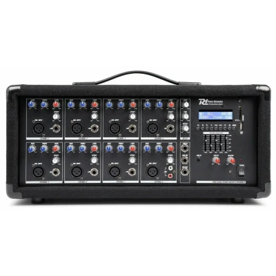Afbeelding van Power Dynamics PDM C805A 8 kanaals mixer met ingebouwde versterker
