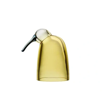 Afbeelding van Iittala Mari vogel van glas 12 cm Lichtgeel